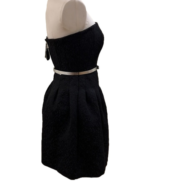 ⭐️ New H&M Black Dress Strapless Straps Size 8 - Picture 5 of 10